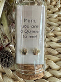 L&M PETITE EARRINGS MUM